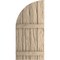 Ekena Millwork Riverwood 4 Board Joined Board-n-Batten w/Quarter Round Arch Top Faux Wood Shutters, 22W x 82H, PR SHUBJQ22X82RWPR - alternate 8